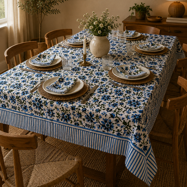 Kit Mesa Posta Indiana HandBlock Printed
