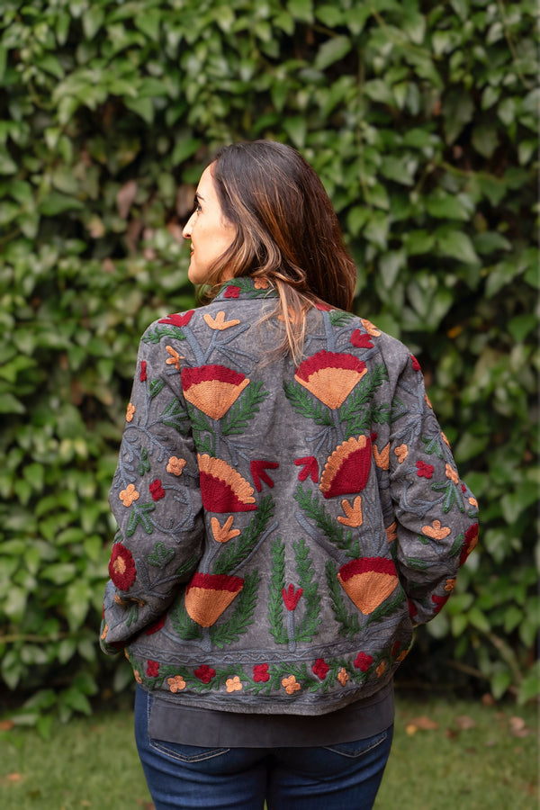 Jaqueta Indiana Bordada Cotton M