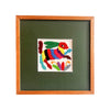 Quadro Tecido Bordado Otomí - México