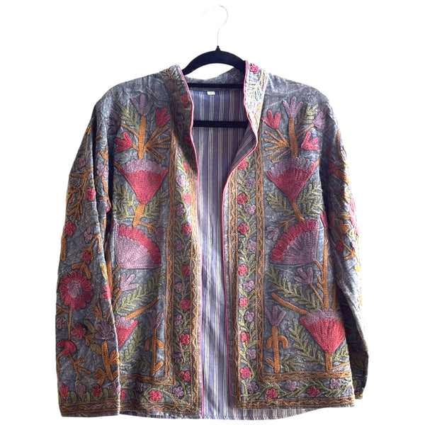 Jaqueta Indiana Bordada Cotton M