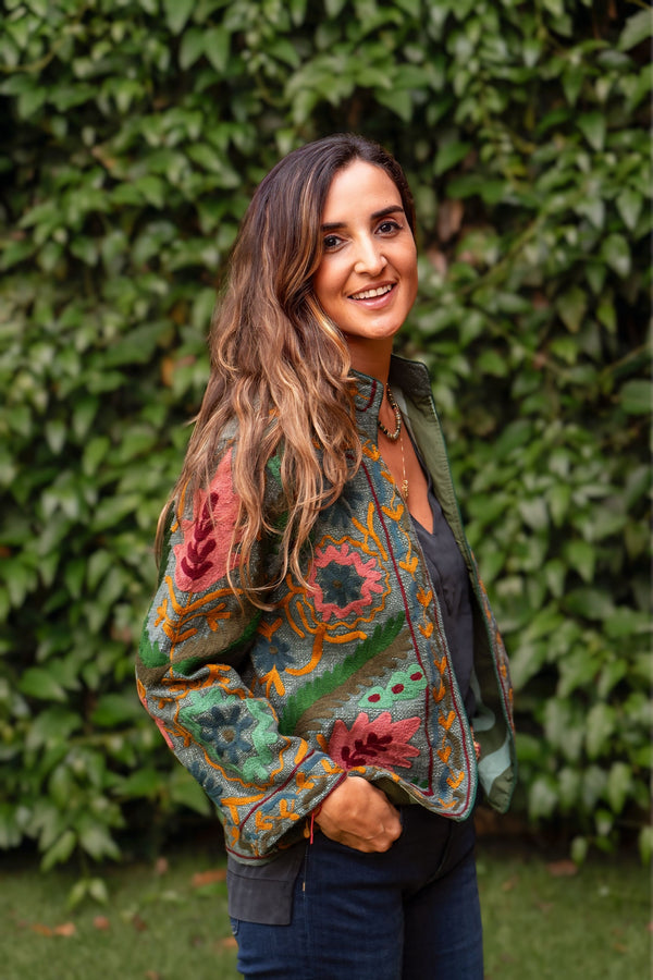 Jaqueta Indiana Bordada Cotton M