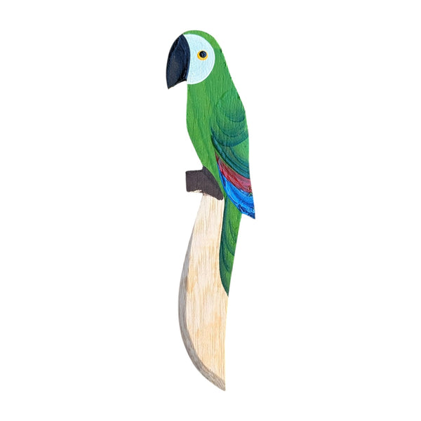 Espátula de Pássaro de Madeira