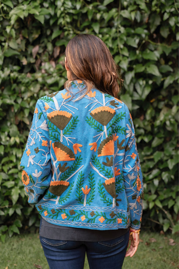 Jaqueta Indiana Bordada Cotton M