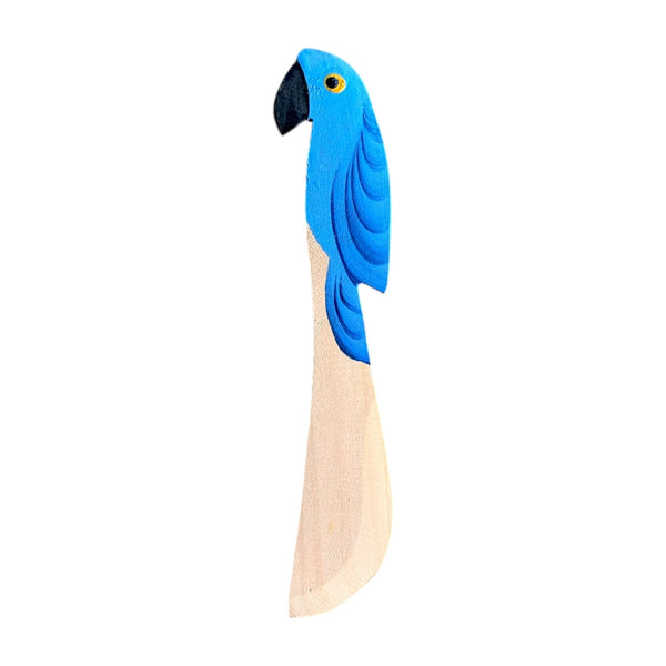 Espátula de Pássaro de Madeira