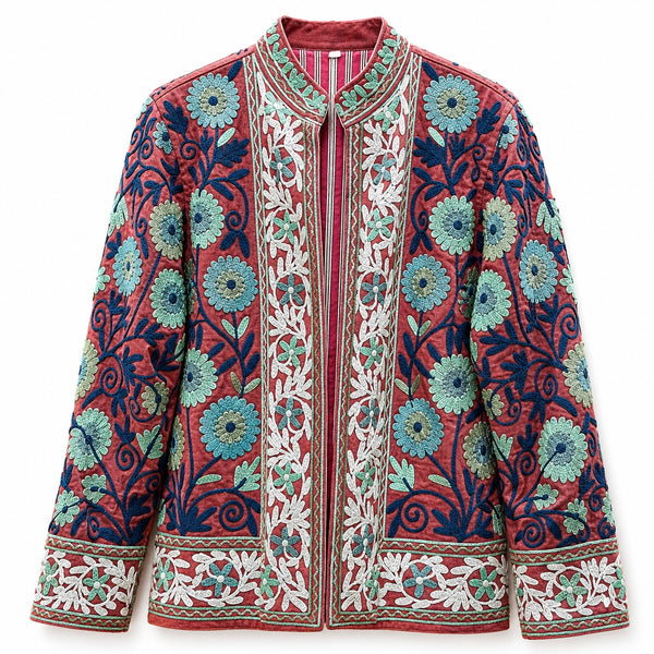 Jaqueta Indiana Bordada Cotton P (com avaria)