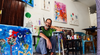 Quadro em Relevo Luar da Bahia — dos Artistas Bigu e Liu