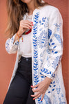 Jaqueta Indiana Bordada Cotton M/G