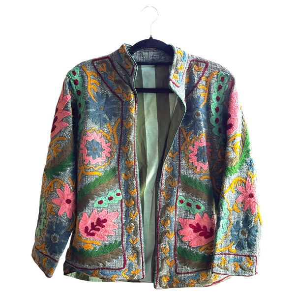 Jaqueta Indiana Bordada Cotton M