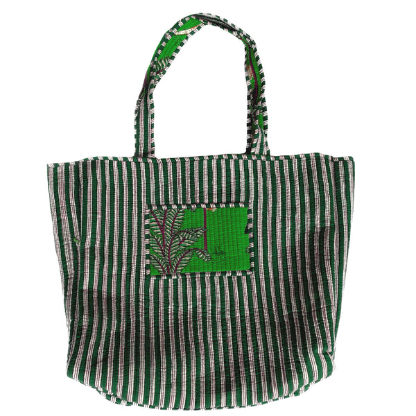 Bolsa Indiana Kantha Quilt - Dupla Face