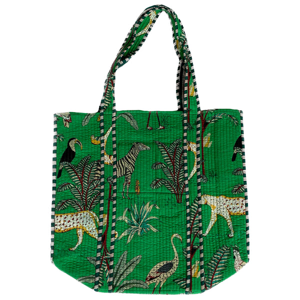 Bolsa Indiana Kantha Quilt - Dupla Face