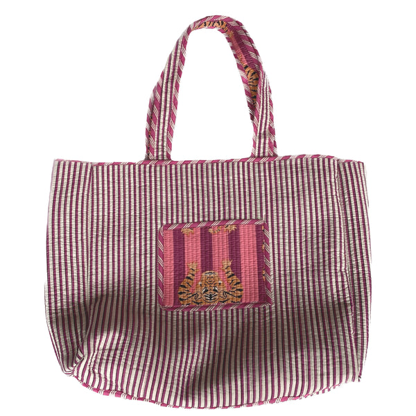 Bolsa Indiana Kantha Quilt - Dupla Face