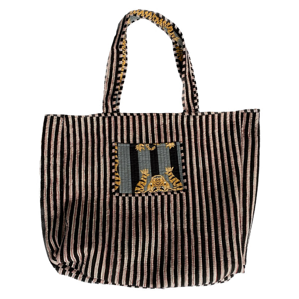 Bolsa Indiana Kantha Quilt - Dupla Face