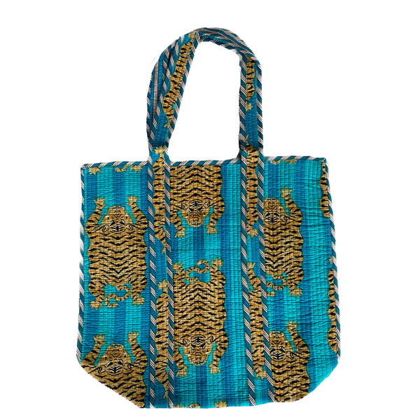 Bolsa Indiana Kantha Quilt - Dupla Face