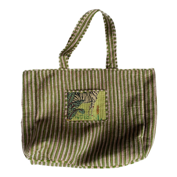 Bolsa Indiana Kantha Quilt - Dupla Face