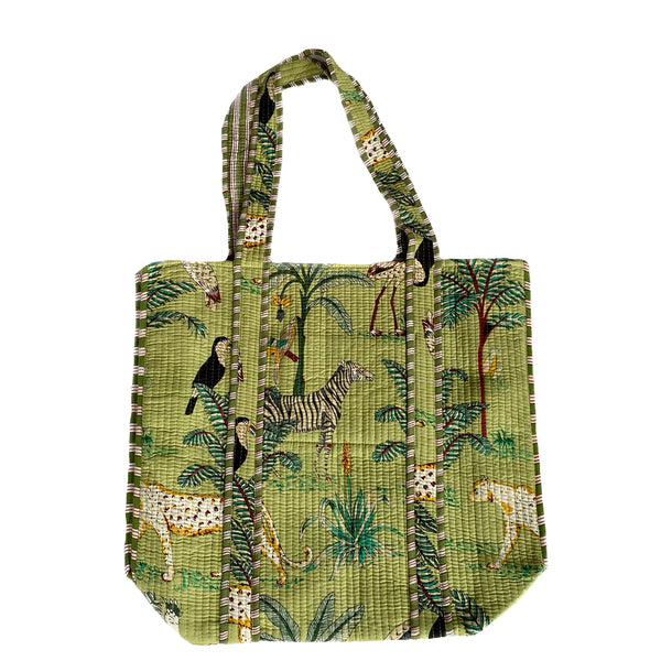 Bolsa Indiana Kantha Quilt - Dupla Face