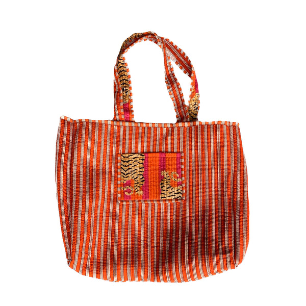 Bolsa Indiana Kantha Quilt - Dupla Face