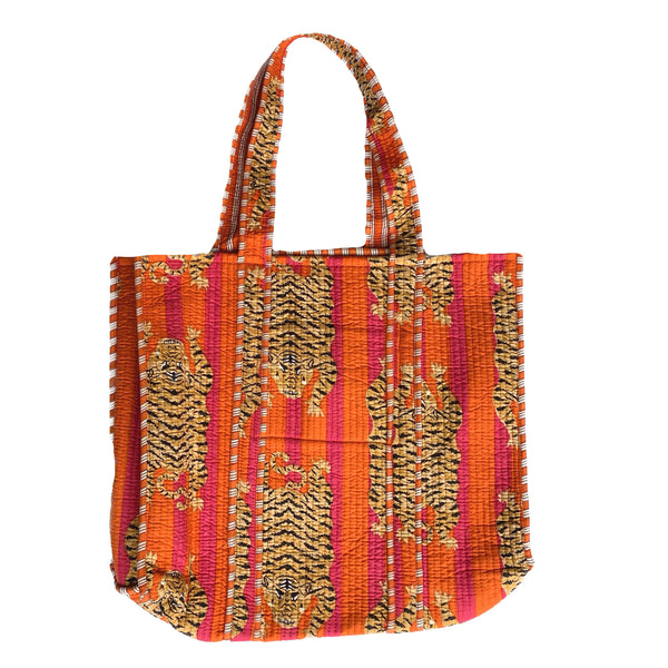 Bolsa Indiana Kantha Quilt - Dupla Face