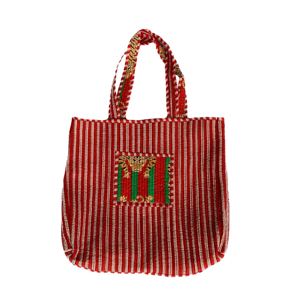 Bolsa Indiana Kantha Quilt - Dupla Face