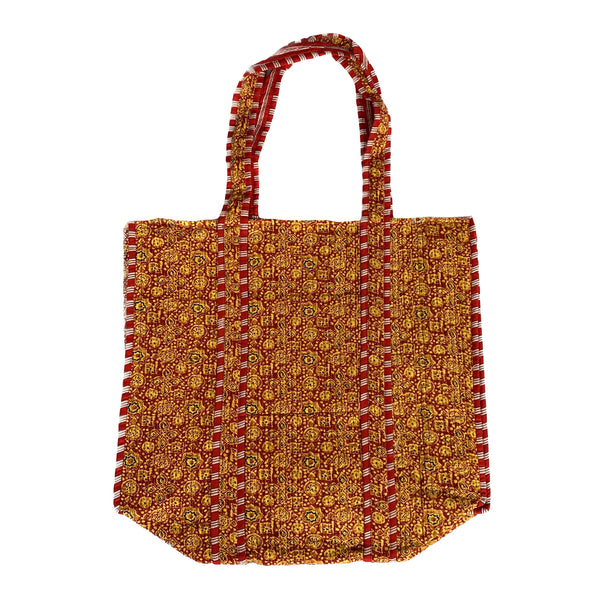Bolsa Indiana Kantha Quilt - Dupla Face