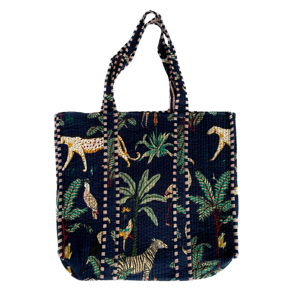Bolsa Indiana Kantha Quilt - Dupla Face