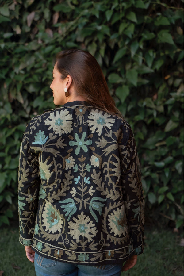 Jaqueta Indiana Bordada Cotton P