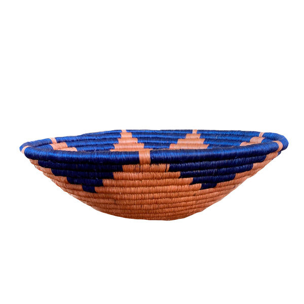 Cesta de Sisal Ruanda- Estrela Rosa