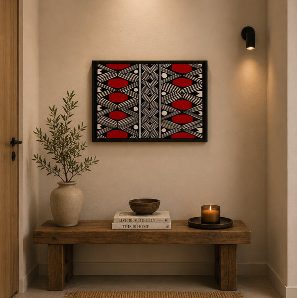 Pintura Indígena Waxamani Mehinako Xingu - 60x40