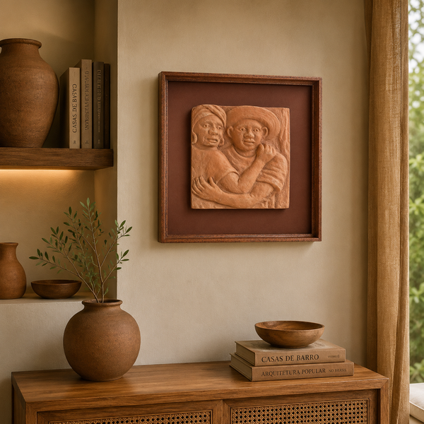 Quadro Abraço de Barro