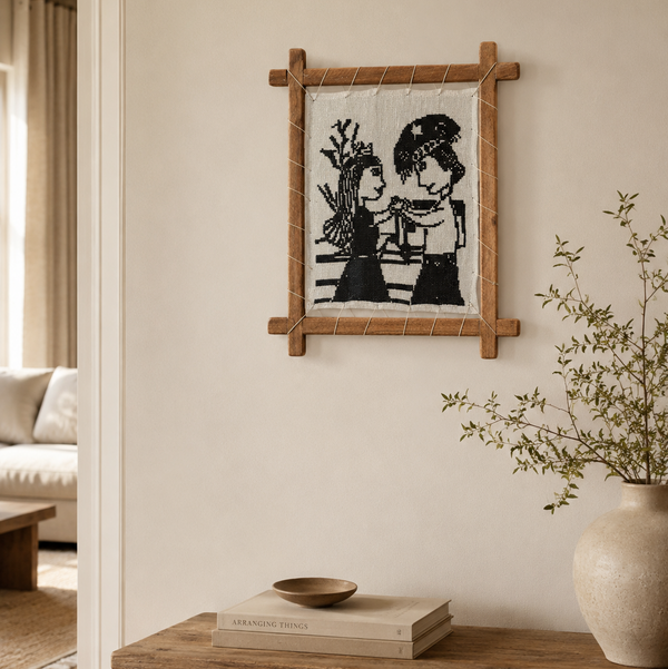 Painel Bordado em Ponto Cruz – Alagoas