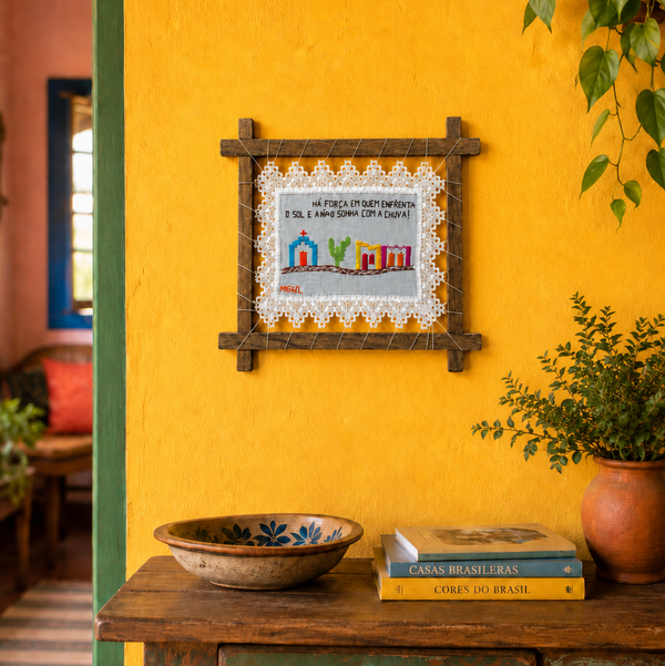 Painel Bordado em Labirinto – Alagoas