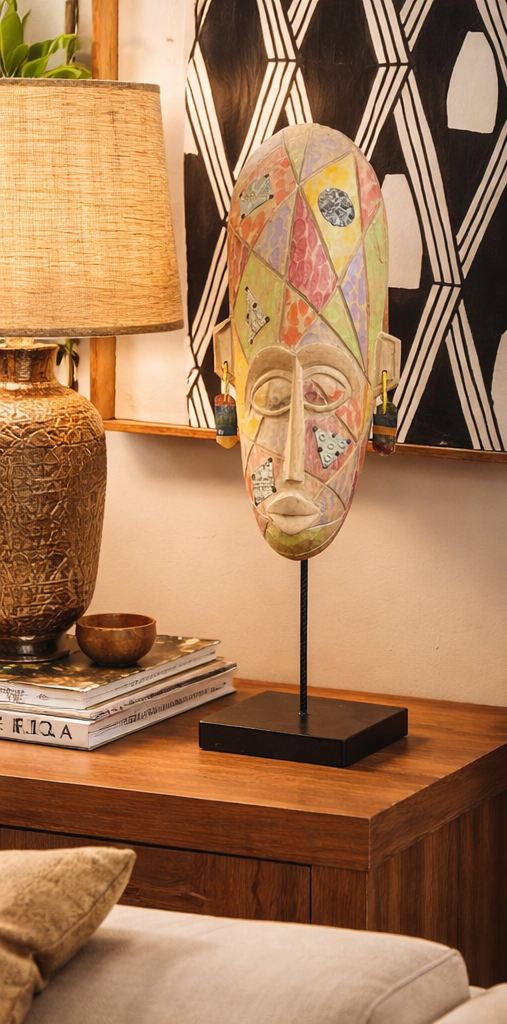 Máscara Baule Mosaico - Gana