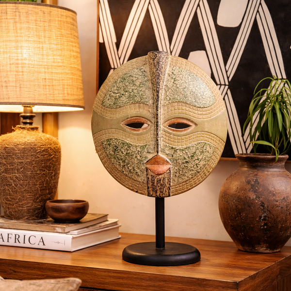 Máscara Pássaro Miçanga - Gana