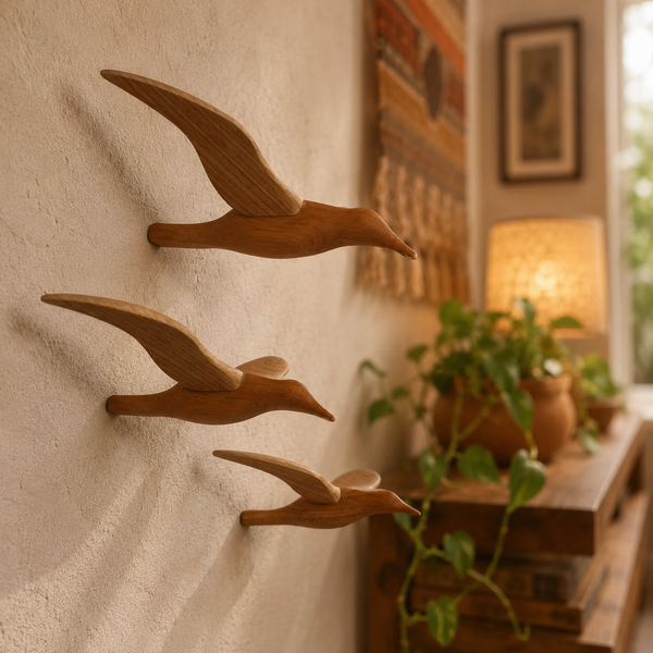Gaivota de madeira G