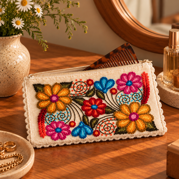 Necessaire Bordada Peruana