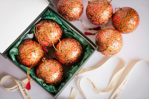 Bolas de Natal Indianas Para Presentear