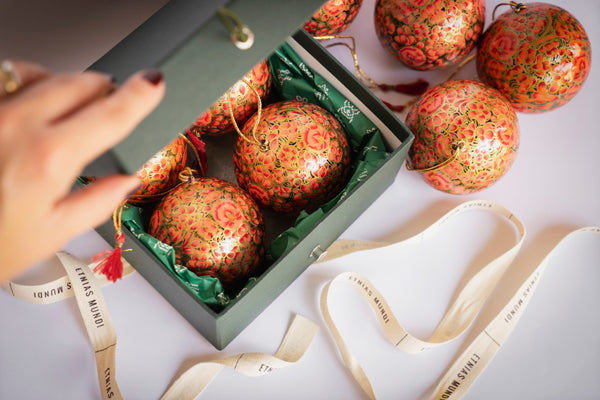 Bolas de Natal Indianas Para Presentear