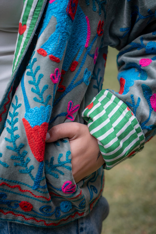 Jaqueta Indiana Velvet P/M