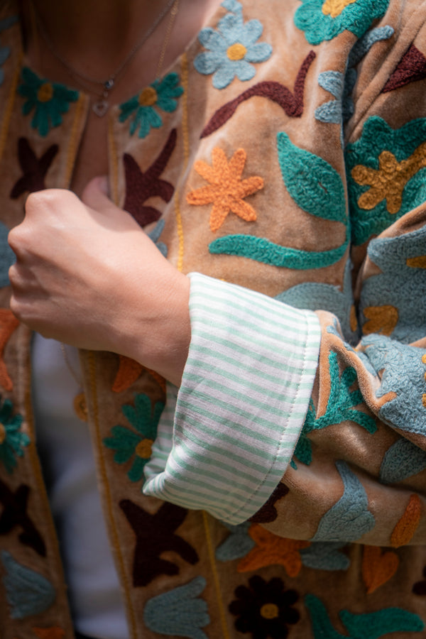 Jaqueta Indiana Velvet P/M