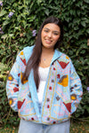 Jaqueta Indiana Bordada Cotton P