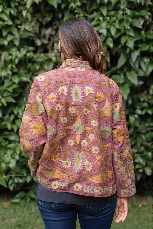 Jaqueta Indiana Bordada Cotton M