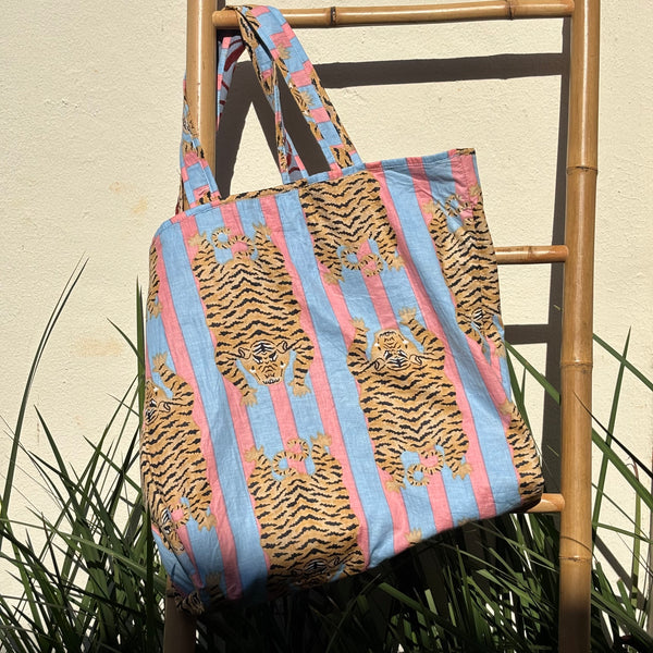 Bolsa Indiana Suzani - Dupla Face