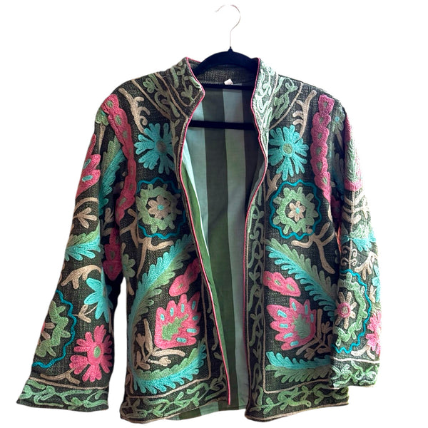 Jaqueta Indiana Bordada Cotton P/M