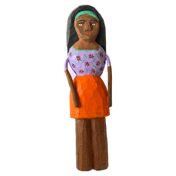 Boneco de Parede- Esculpido em madeira