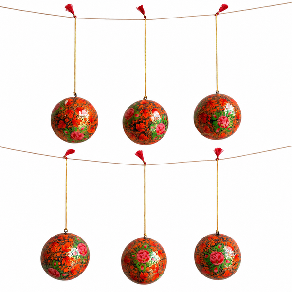 Kit 6 Bolas de Natal - Caxemira