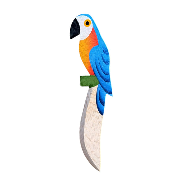 Espátula de Pássaro de Madeira
