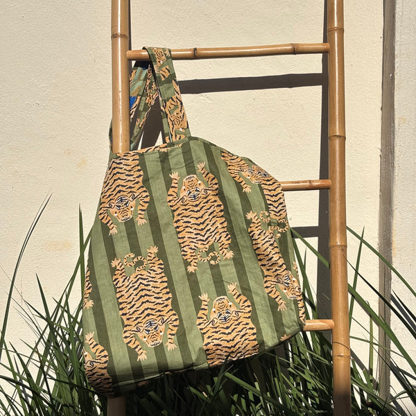 Bolsa Indiana Suzani - Dupla Face