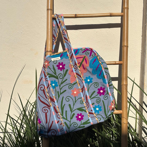 Bolsa Indiana Velvet - Dupla Face