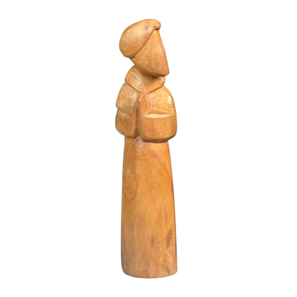 Escultura Francisco de Assis de Madeira G - Nil Morais