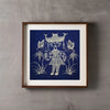 Pintura Batik Chinesa com Moldura