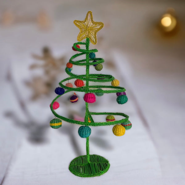 Árvore de Natal Colombiana de Fibra Natural